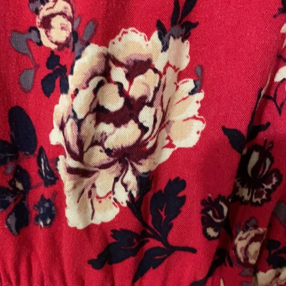 Torrid size 0 floral pink dress Capped sleeved - Picture 2 of 5